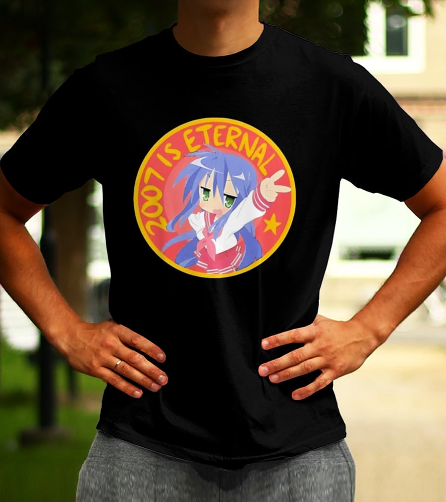 Konata Izumi 2007 Is Eternal Lucky Star Anime T-Shirt