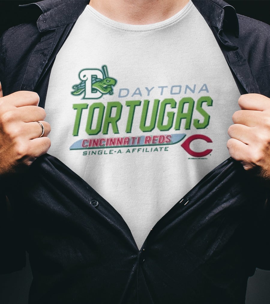 Daytona Tortugas Cincinnati Reds Single A Affiliate T-Shirt