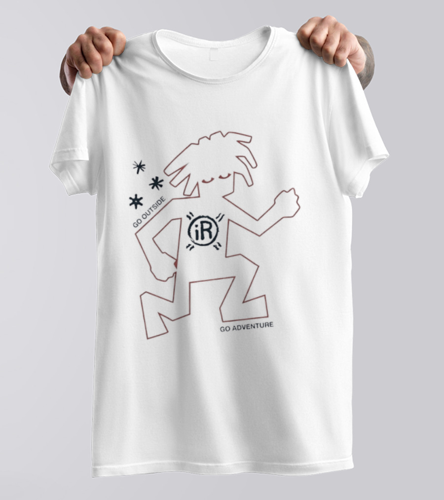 IR Go Outside And Go Adventure Outdoor Lifestyle Rugged Figure T-Shirt