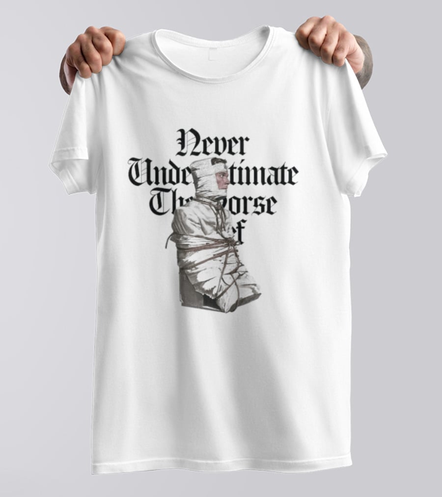 Never Underestimate The Horse Thief Western Style Cowboy T-Shirt