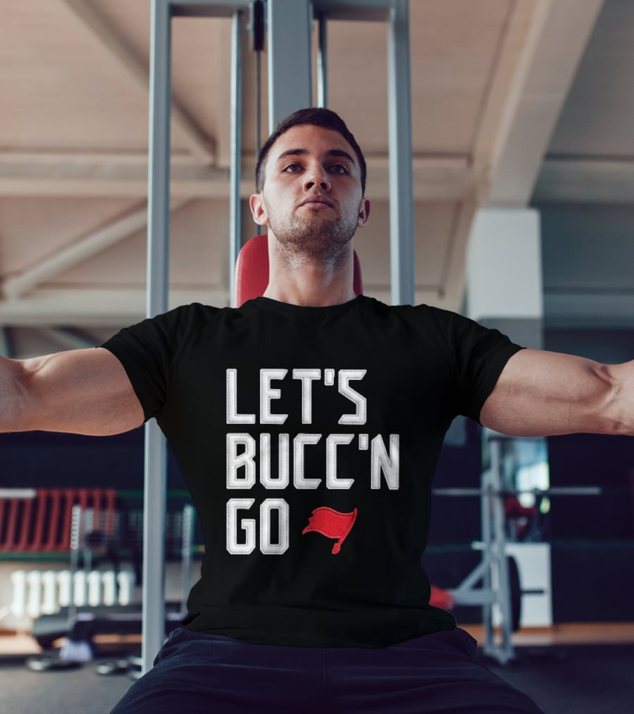 Let's Bucc'n Go Buccaneers Flag T-Shirt