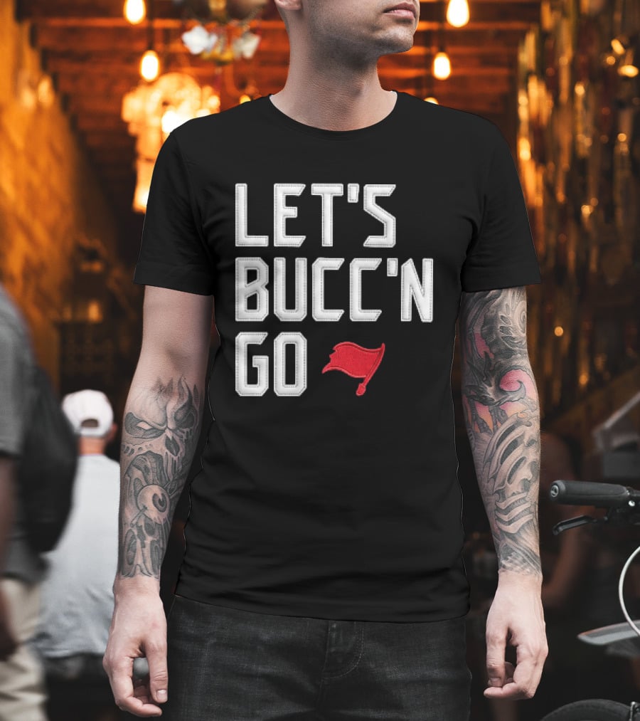 Let's Bucc'n Go Buccaneers Flag T-Shirt