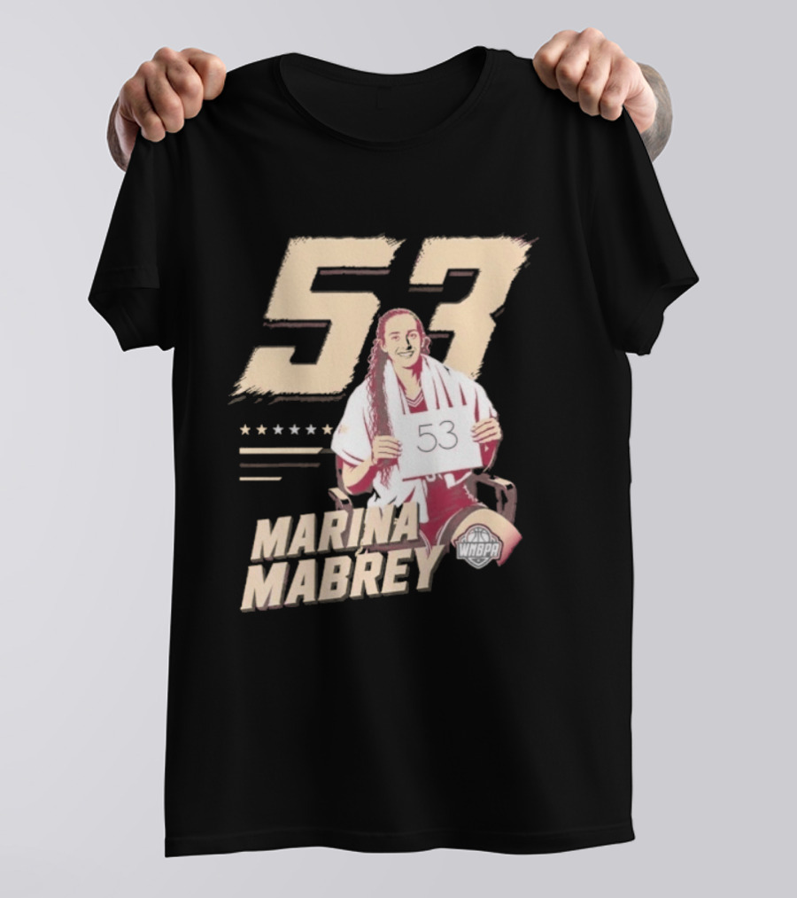 Marina Mabrey 53 Notre Dame Fighting Irish Basketball T-Shirt