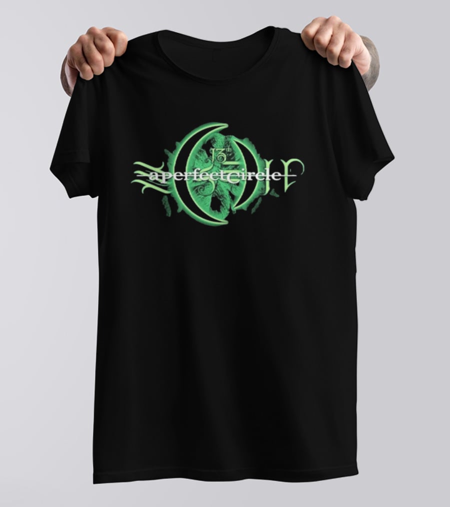 A Perfect Circle 13th Step Orestes Green Swirl T-Shirt