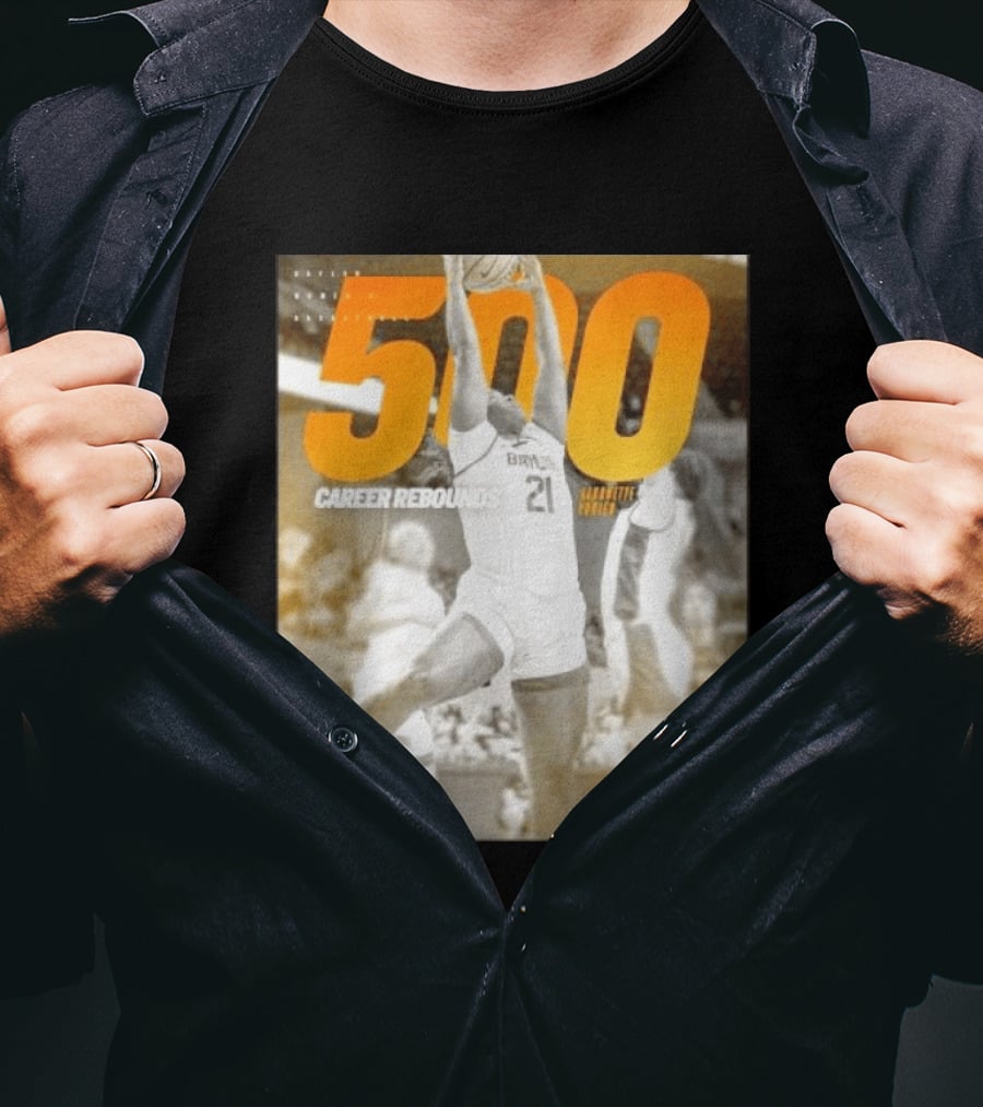 Baylor Bears Aaronette Vonleh 500 Career Rebounds T-Shirt