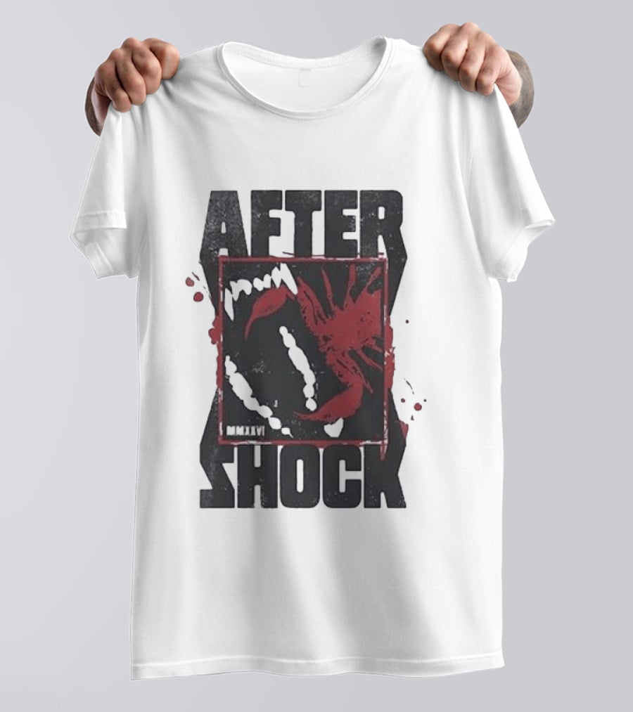 Aftershock Louder Than Life Stinging Lineup Red Splatter T-Shirt