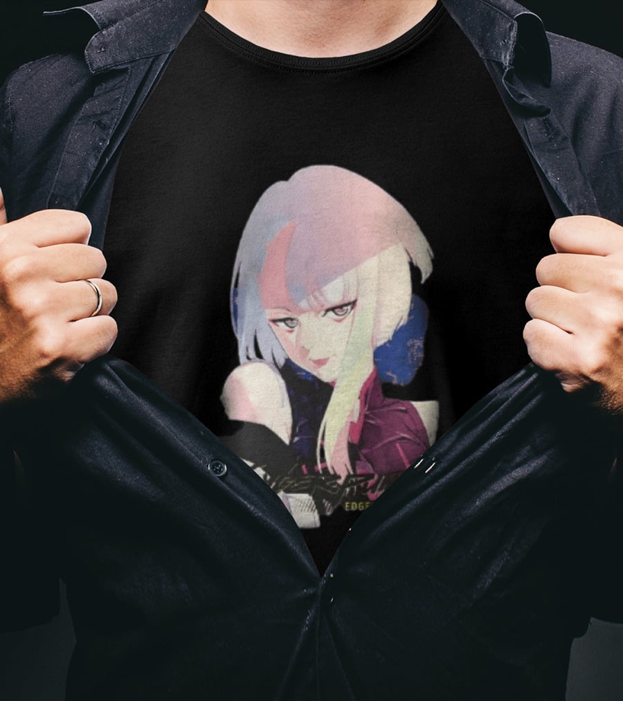 Cyberpunk Edgerunners Lucyna Kushinada Colorful Anime T-Shirt