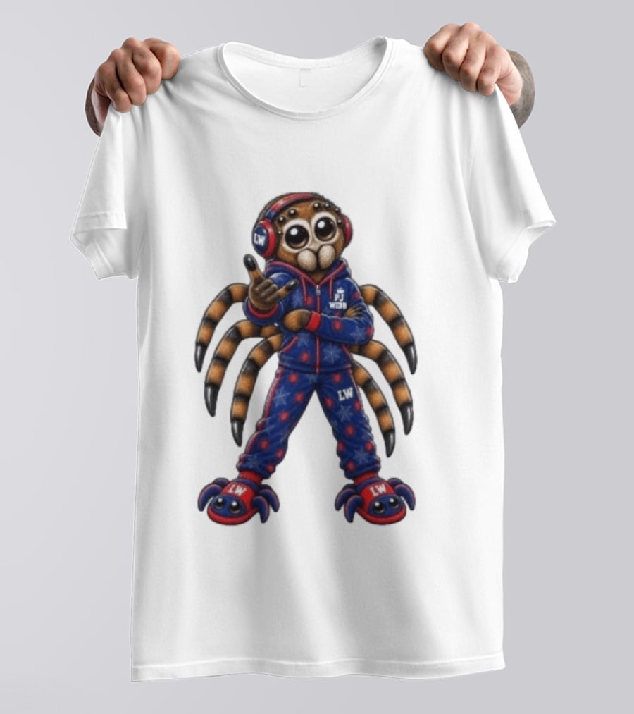 PJ Black Spidey PJ Webb LW Spider Character In Blue Red Outfit T-Shirt
