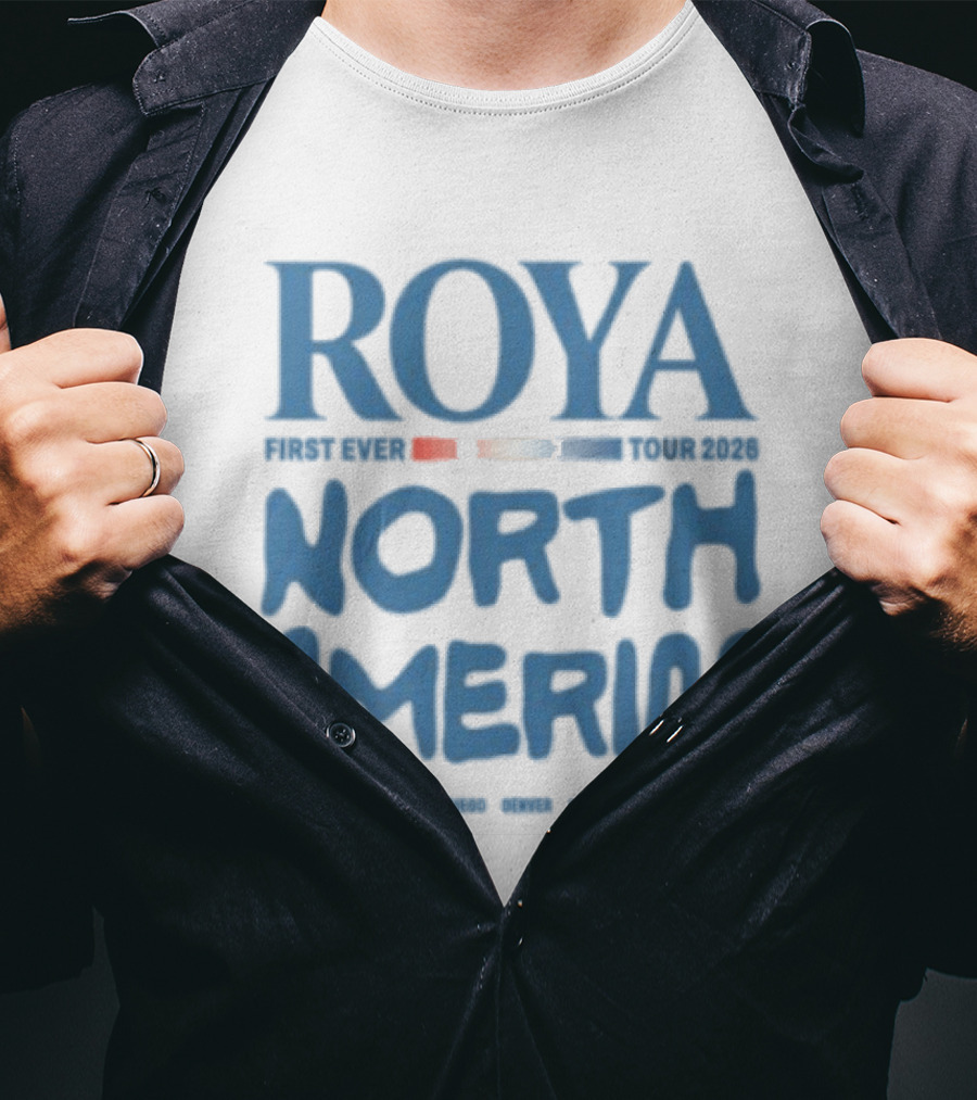 ROYA Store Tour North America 2026 T-Shirt