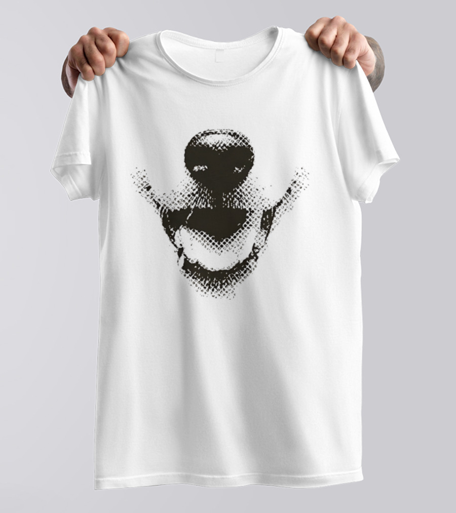 Smiley Neiro Shiba Dotwork T-Shirt