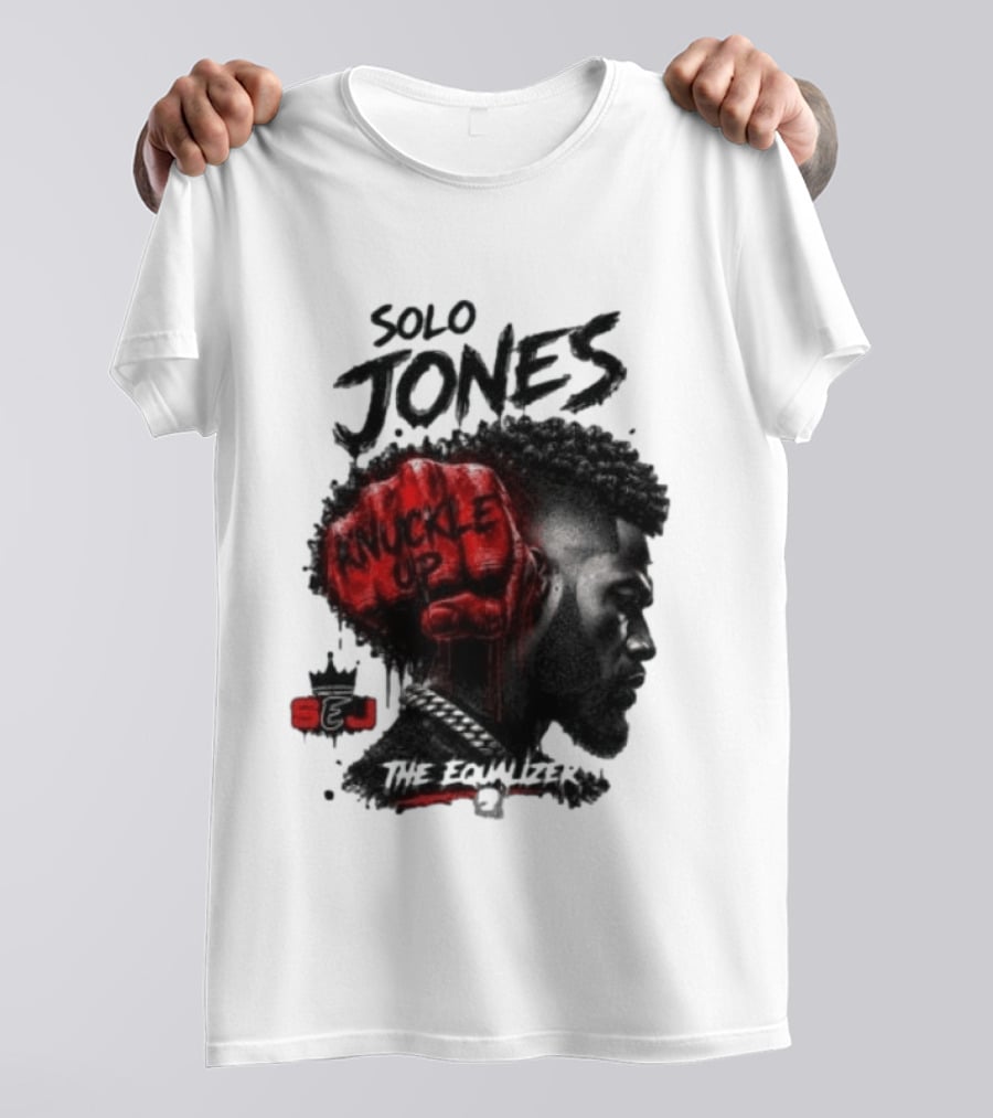 Solo Jones Knuckle Up The Equalizer Red Fist T-Shirt