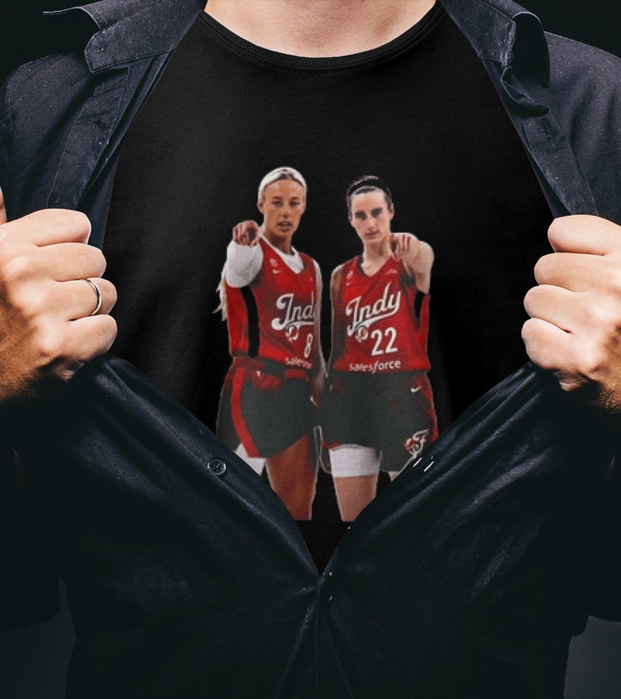Indy Basketball Players 8 And 22 With Signatures SalesForce T-Shirt
