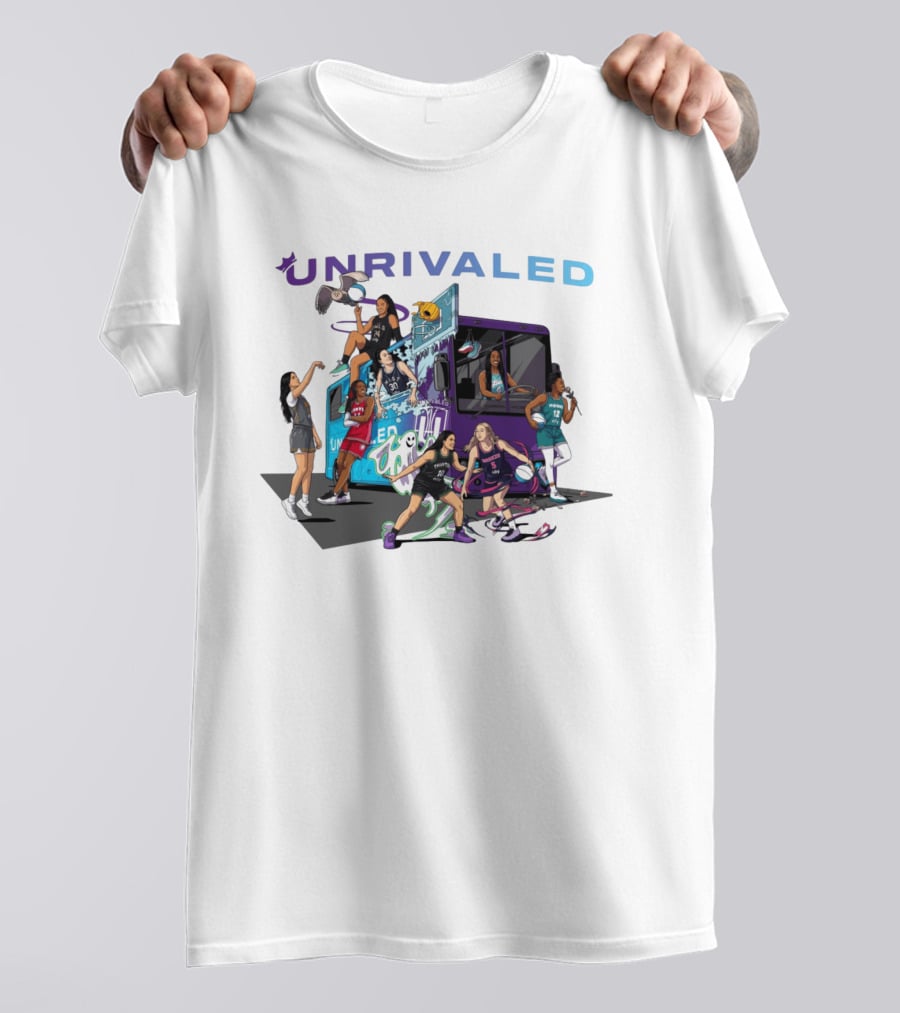 Unrivaled Season 3 Women's Bus Tour Players Uniform Basketball Team T-Shirt