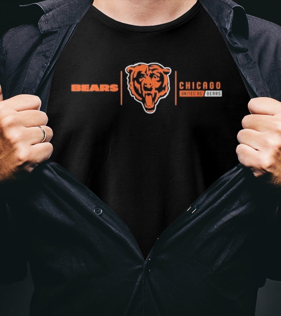 Bears Chicago United As Football T-Shirt
