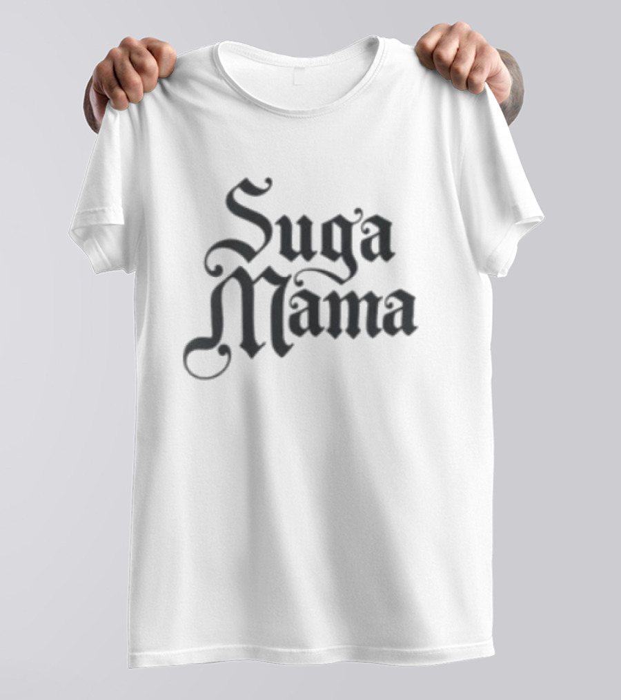 Beyonce Store Suga Mama Cropped Bold Gothic T-Shirt