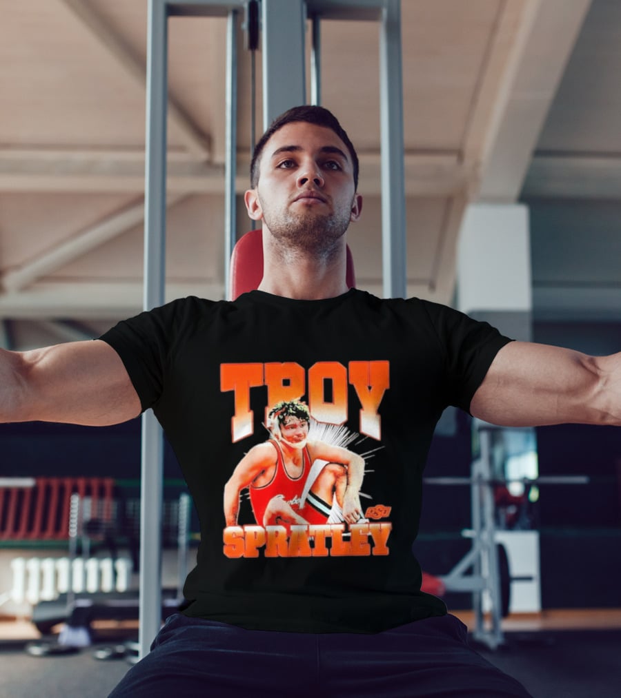 Troy Spratley OSU Oklahoma State Wrestling Player T-Shirt