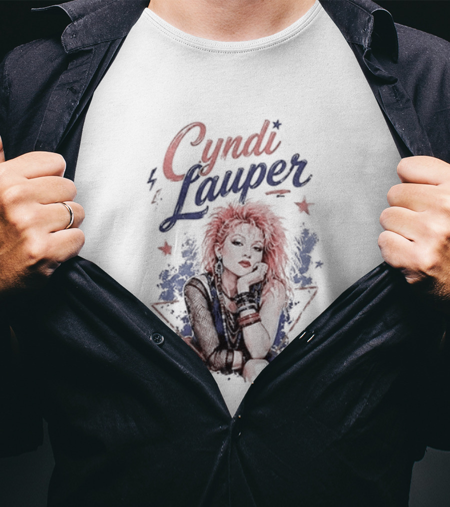 Cyndi Lauper Loud Colors Wild Heart Retro 80s T-Shirt
