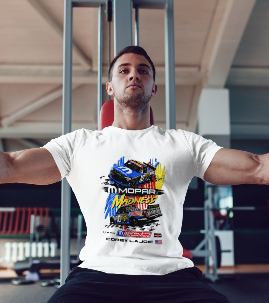 Kaulig Racing Corey LaJoie Mopar Madness 10 Direct Connection NASCAR 2023 T-Shirt