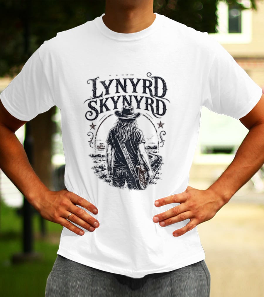 Lynyrd Skynyrd Southern Roads Free Soul Vintage Style Cowboy T-Shirt
