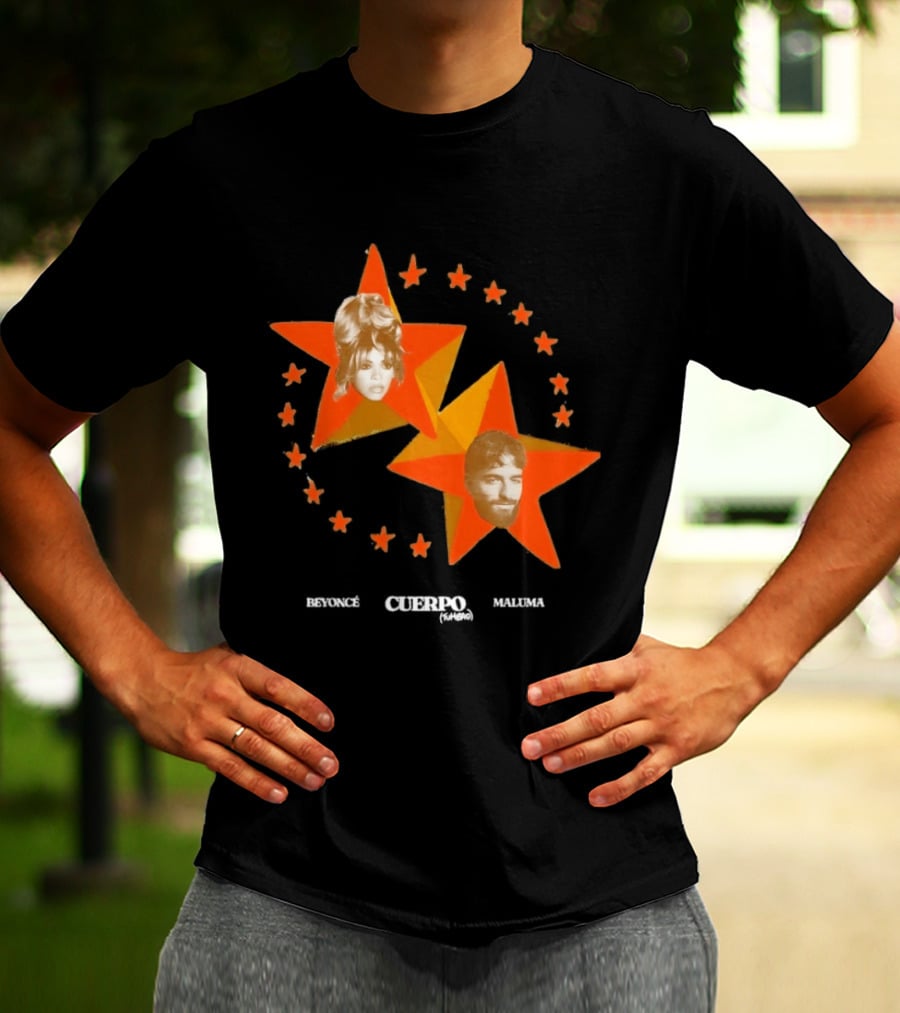 Beyoncé Maluma Cuerpo Tumbao Latin Pop Starry T-Shirt