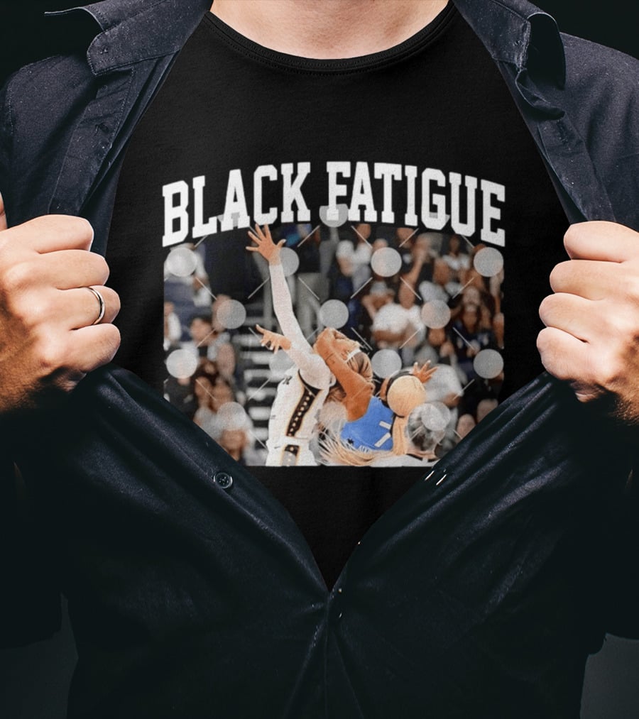 BLACK FATIGUE Basketball Sports Athlete Action Scene T-Shirt