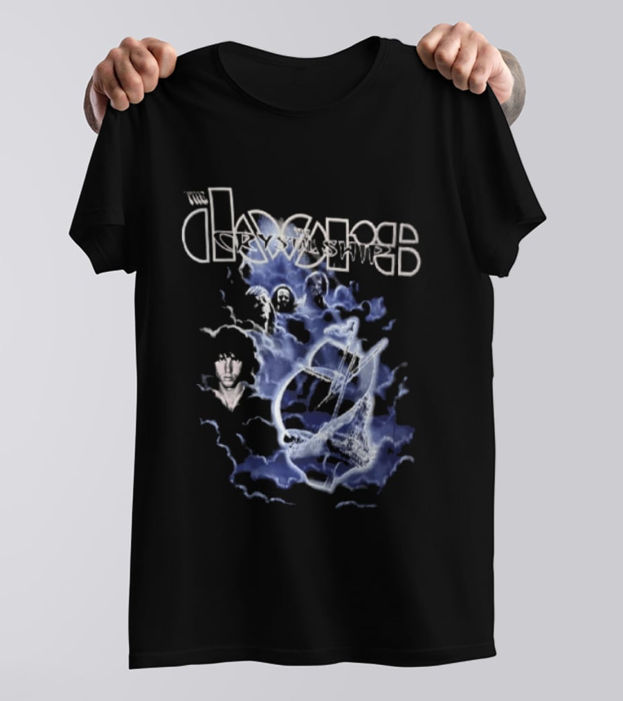The Doors Jim Morrison Crystal Ship Lyrics And Band Members T-Shirt