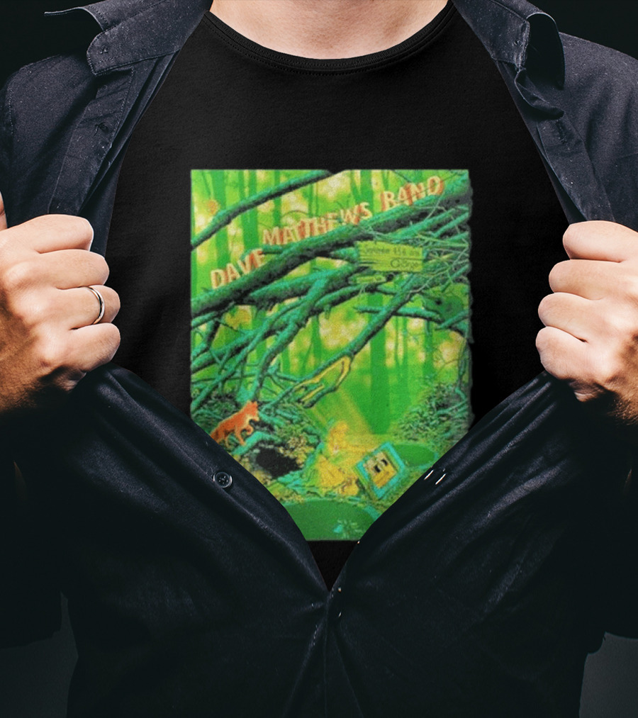 Dave Matthews Band George WA September 4 5 6 2026 At The Gorge Forest Scene T-Shirt