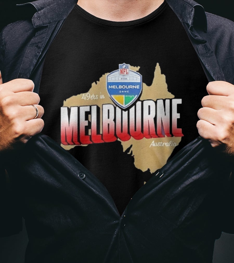 49ers In Melbourne Australia NFL Game 2026 T-Shirt
