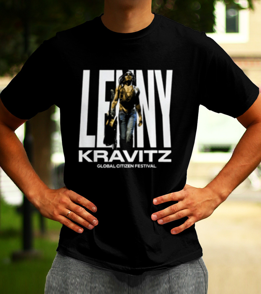 Lenny Kravitz Global Citizen Festival 2026 T-Shirt