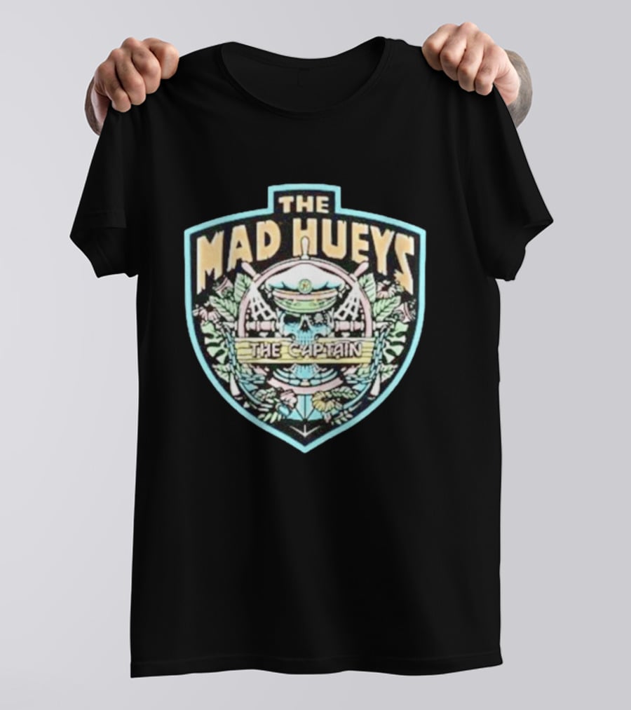 The Mad Hueys The Captain Skull Nautical T-Shirt