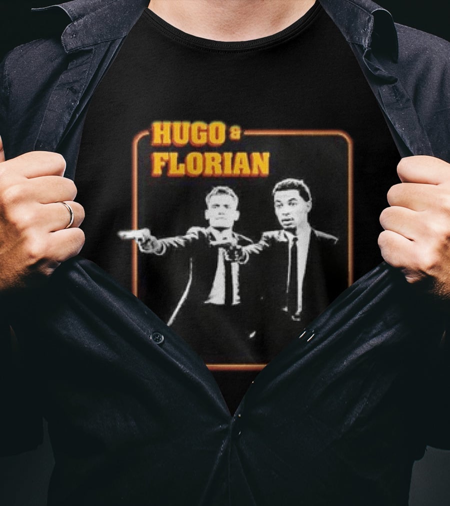 Hugo Ekitike Florian Wirtz Pulp Fiction Style Liverpool Fan T-Shirt