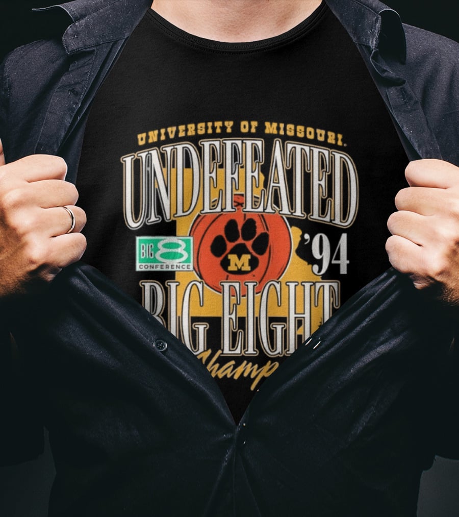 University Of Missouri Big Eight Undefeated Champions 1994 T-Shirt