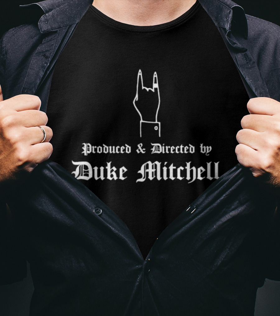 Produced And Directed By Duke Mitchell Cult Cinema Hand T-Shirt