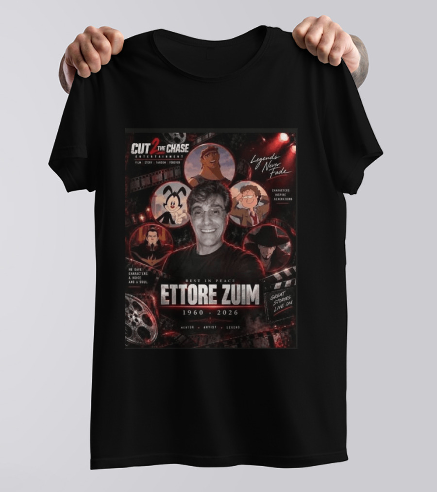 Rest In Peace Ettore Zuim 1960 2026 Mentor Artist Legend Characters Inspire Generations T-Shirt