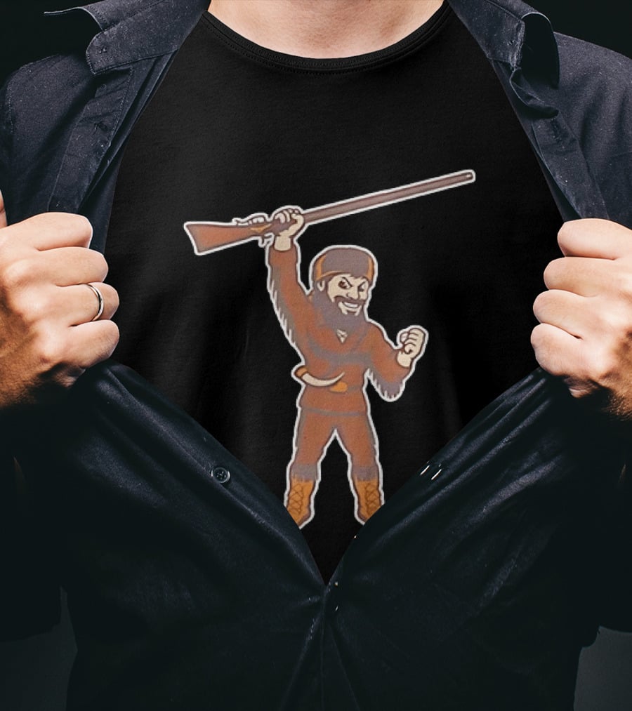 West Virginia Mountaineers WVU Mascot Vintage Rifleman T-Shirt