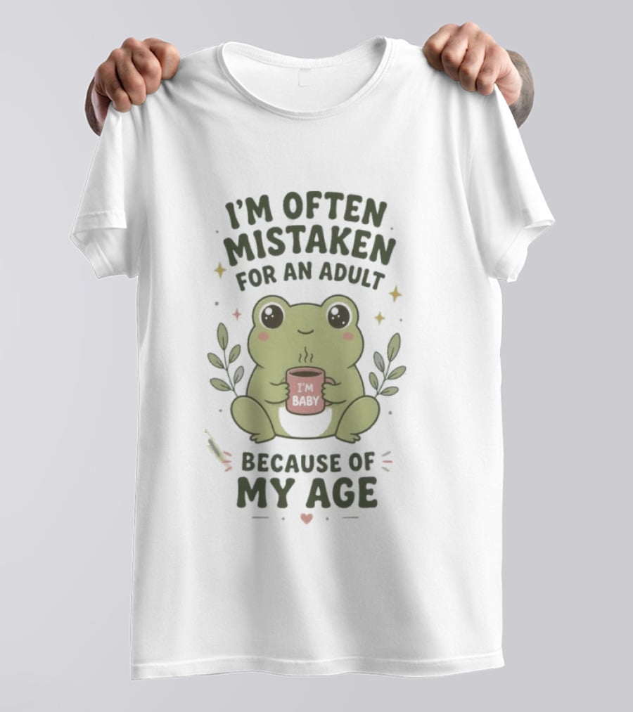 I'm Often Mistaken For An Adult Baby Frog Because Of My Age T-Shirt