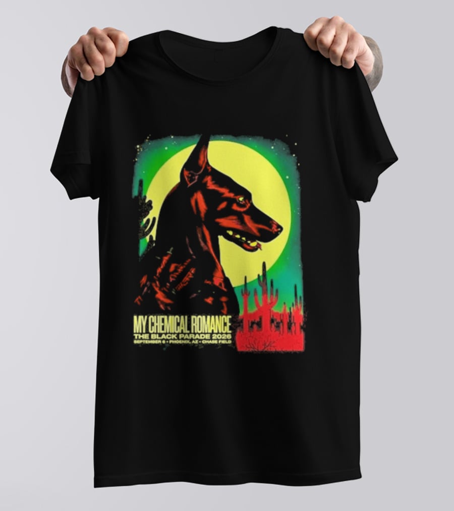 MCR My Chemical Romance Phoenix AZ Chase Field September 6 2026 T-Shirt