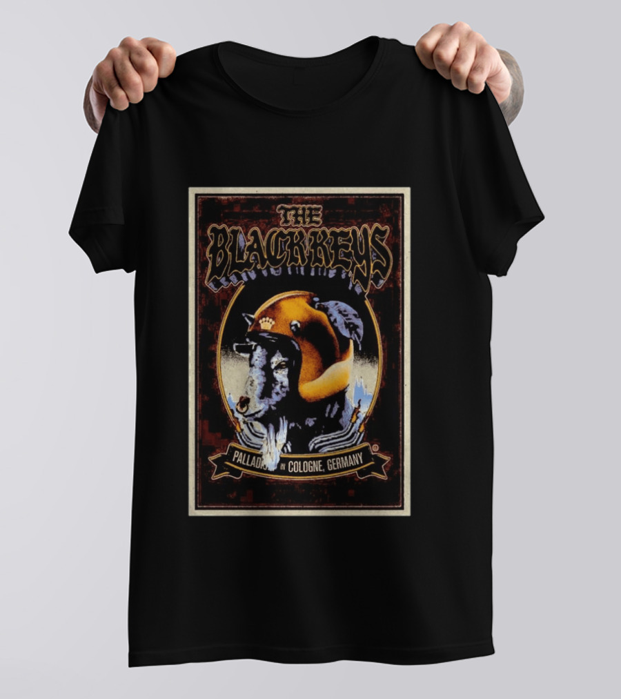 The Black Keys Live At Palladium Cologne Germany September 6 2026 T-Shirt