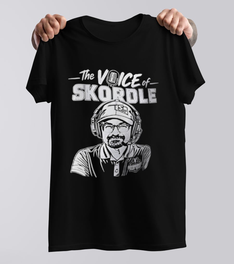 The Voice Of Skordle Podcast Broadcaster Sports Commentator T-Shirt