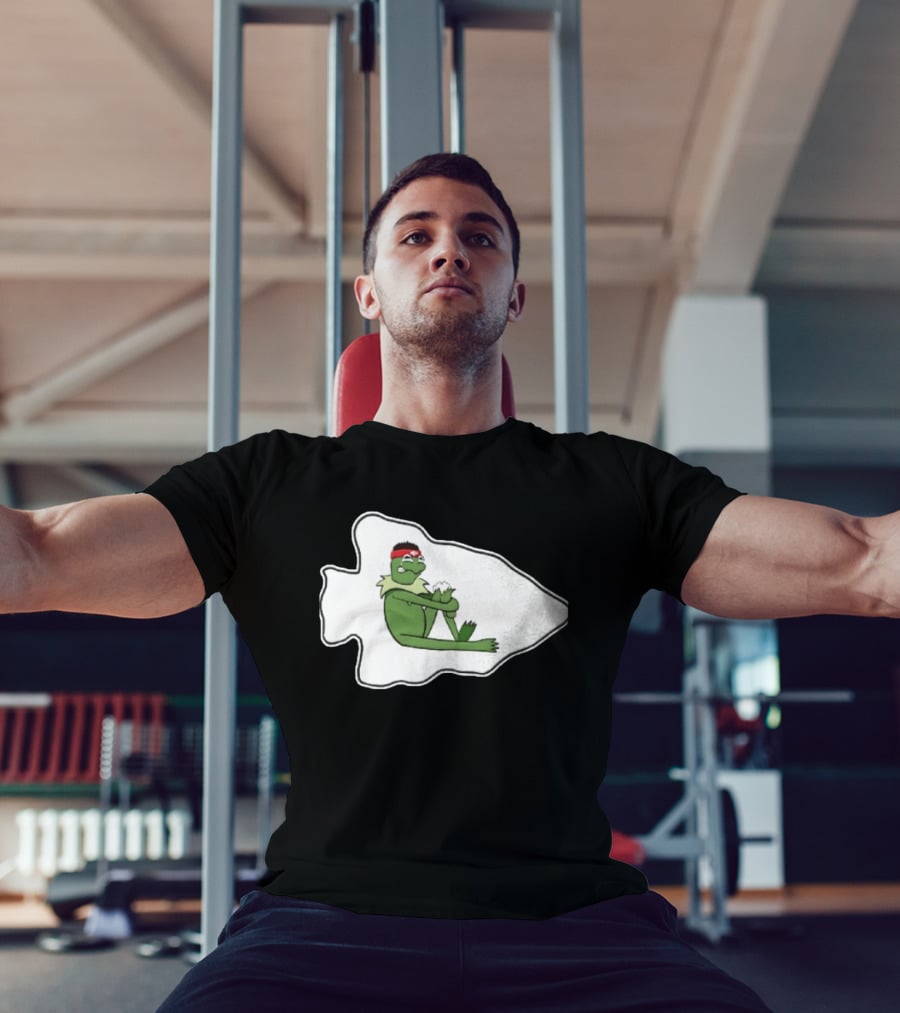 Patrick Mahomes Kansas City Chiefs Crying Kermit Meme T-Shirt