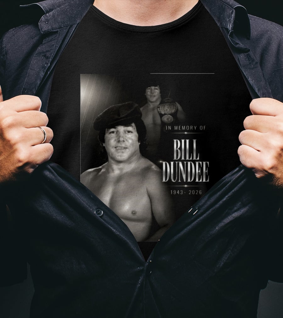 In Memory Of Bill Dundee 1943 2026 Wrestling Legend T-Shirt