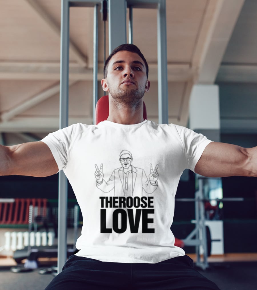 Choose Love Store Louis Theroux Choose Love Peace Sign Gesture T-Shirt