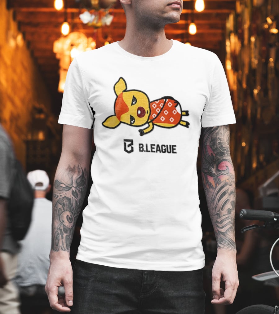 Fauna Animal Crossing Sleeping Character B.LEAGUE T-Shirt