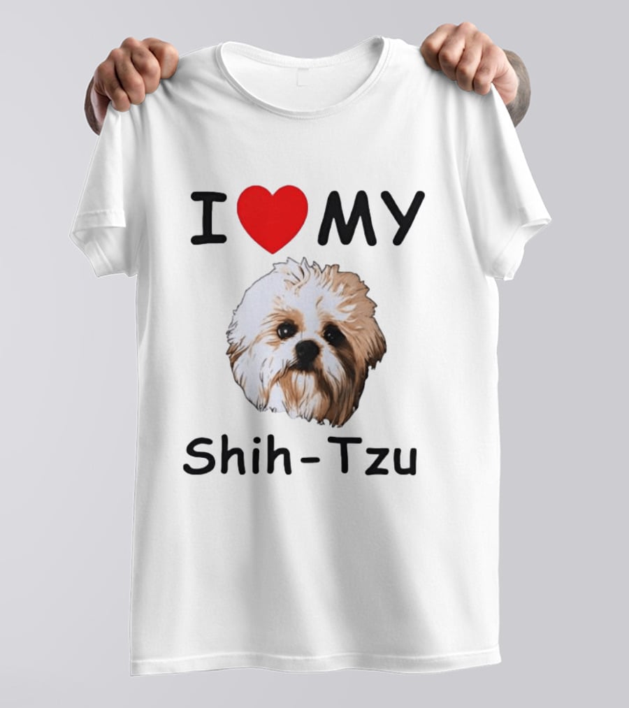 I Love My Shih Tzu Dog T-Shirt