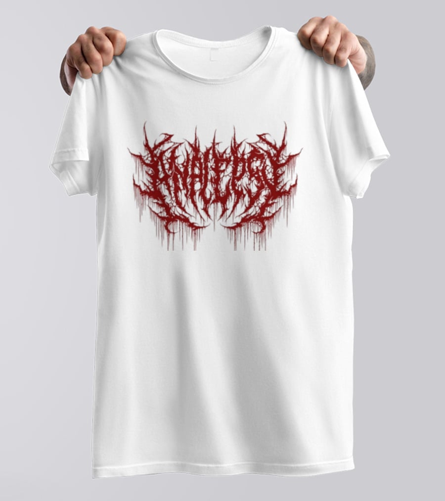 Miasma Records Analepsy Red Drip Graphic Exclusive T-Shirt