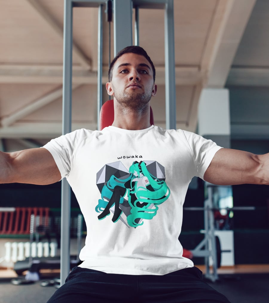 Wowaka 01 Hatsune Miku Heart Vocaloid Anime T-Shirt
