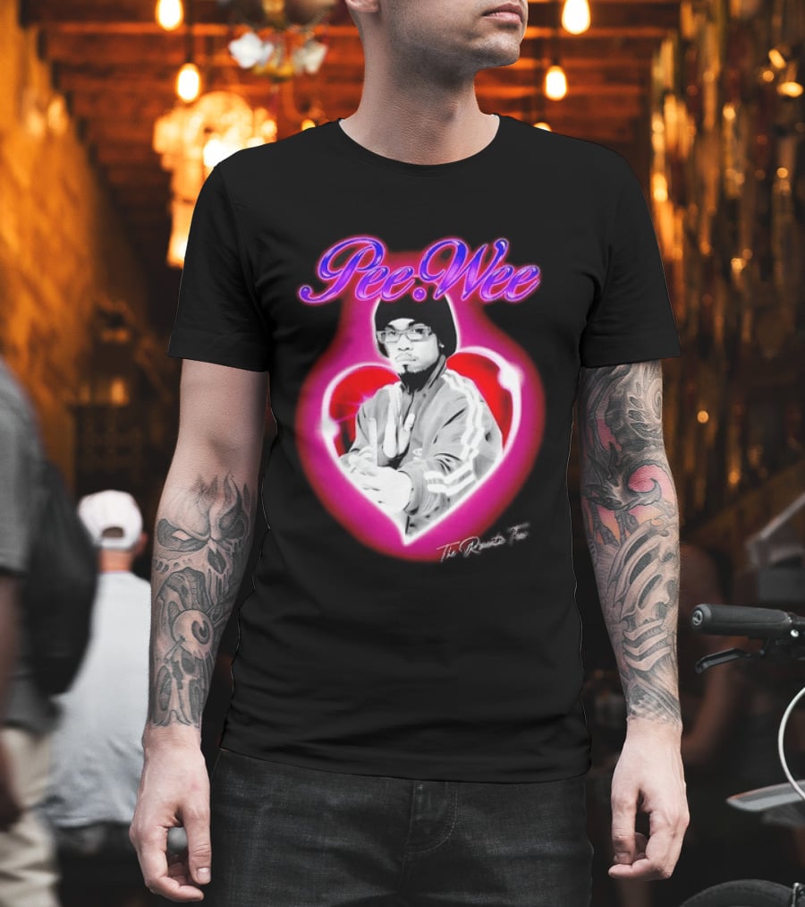 Pee Wee The Romantic Tour Heart Iconic Rap Hip Hop Artist T-Shirt