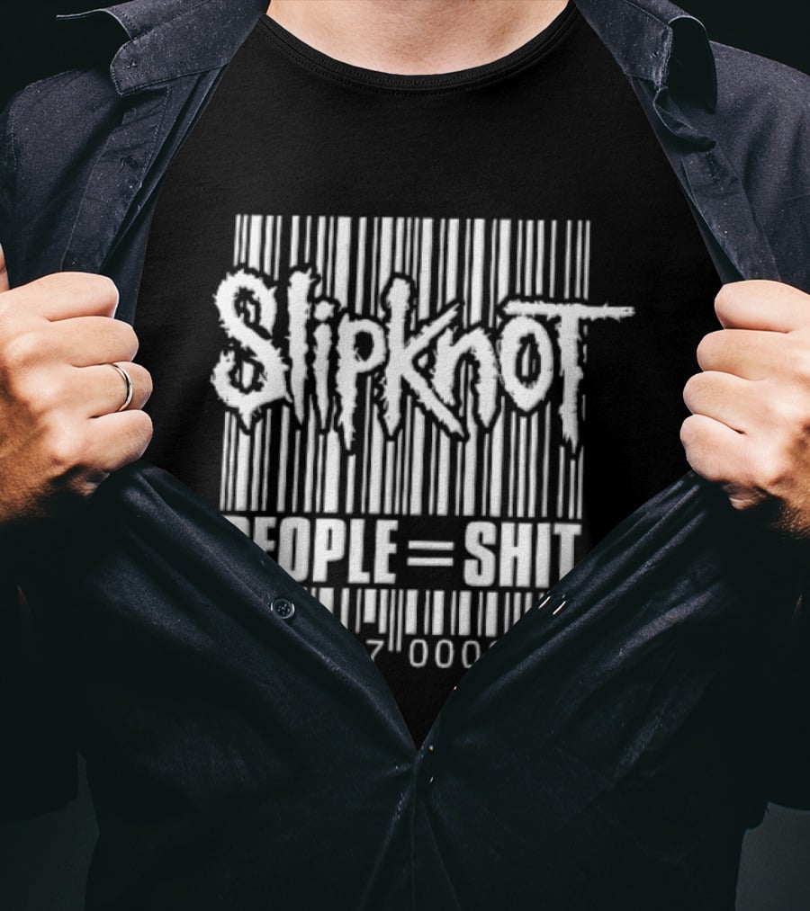 Slipknot People Equals Shit Spiky Barcode 742617000027 T-Shirt