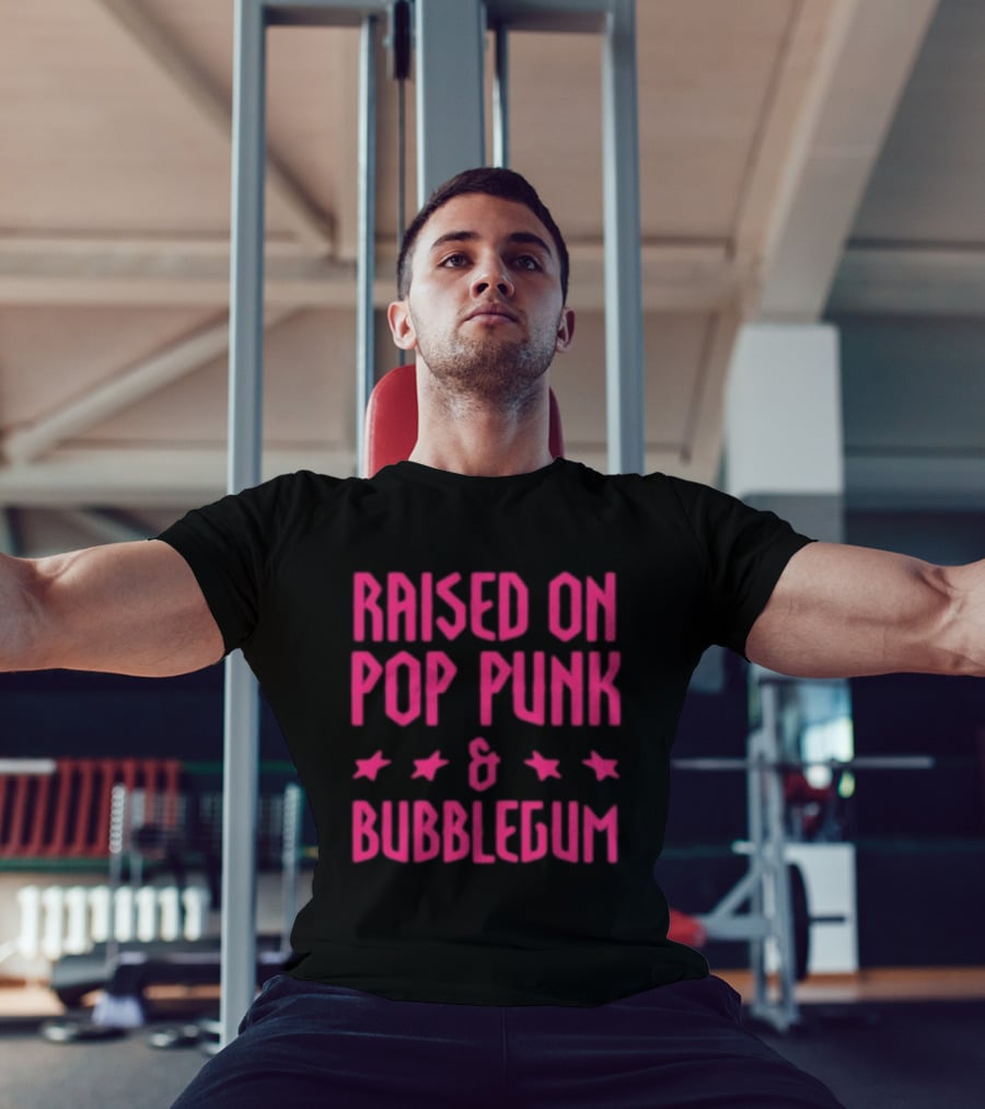 Raised On Pop Punk And Bubblegum Stars Summer Brothers Store 5Sos T-Shirt