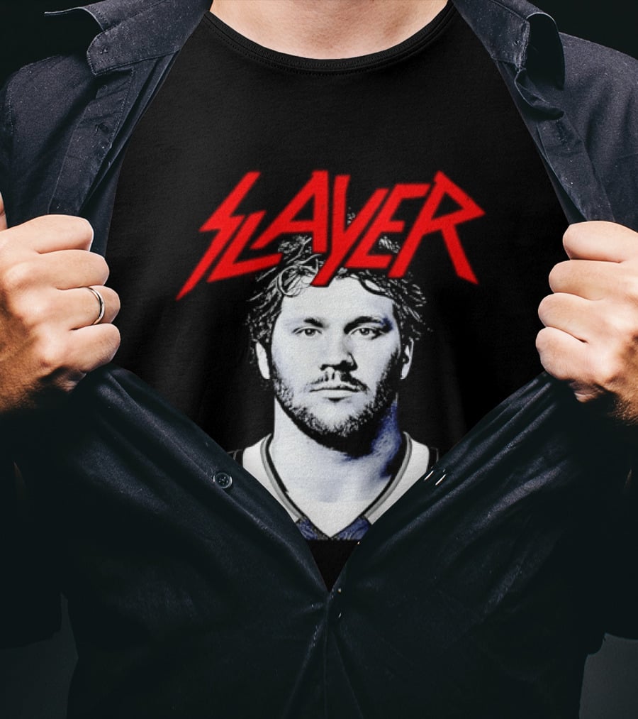 Josh Allen Slayer Buffalo Bills Fan Merchandise T-Shirt